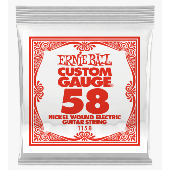 Ernie ball 1158 slinky entorchada cuerda para guitarra eléctrica 058