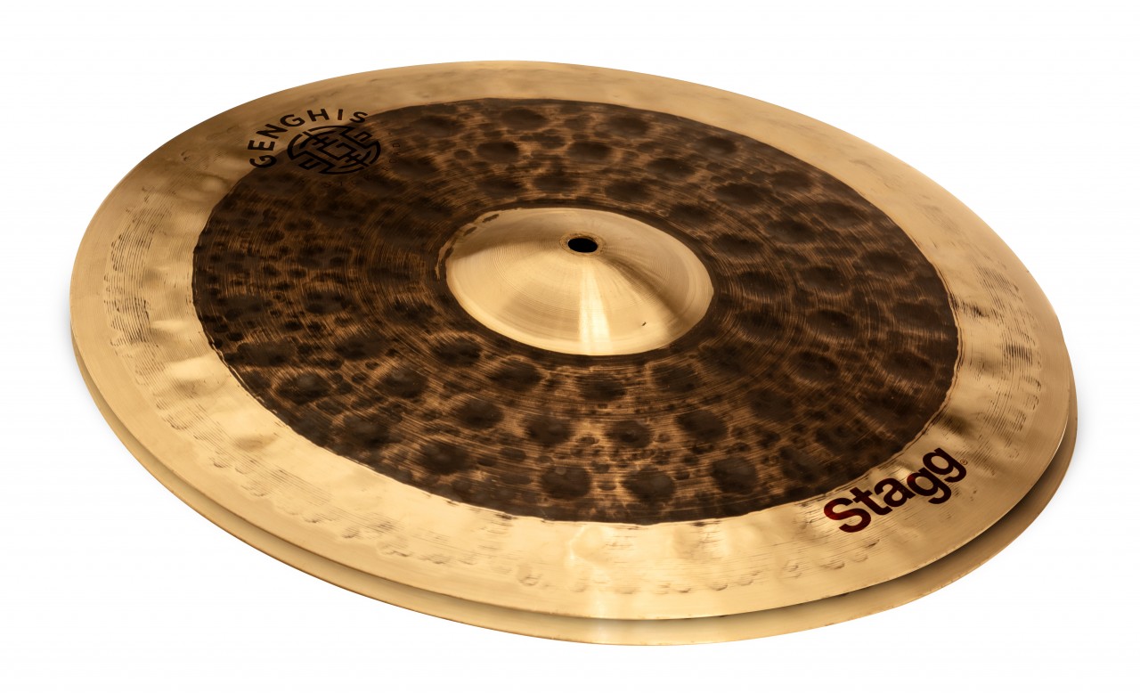 Stagg GENG-HM14D Genghis Dual Medium Hi-Hat 14 Pulgadas GENG-HM14D