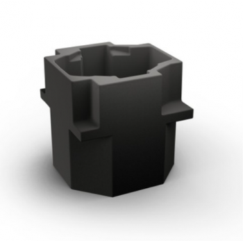 Cameo clotosh5insert inserto de espuma de flight case a juego para la cabeza móvil cameo otos h5