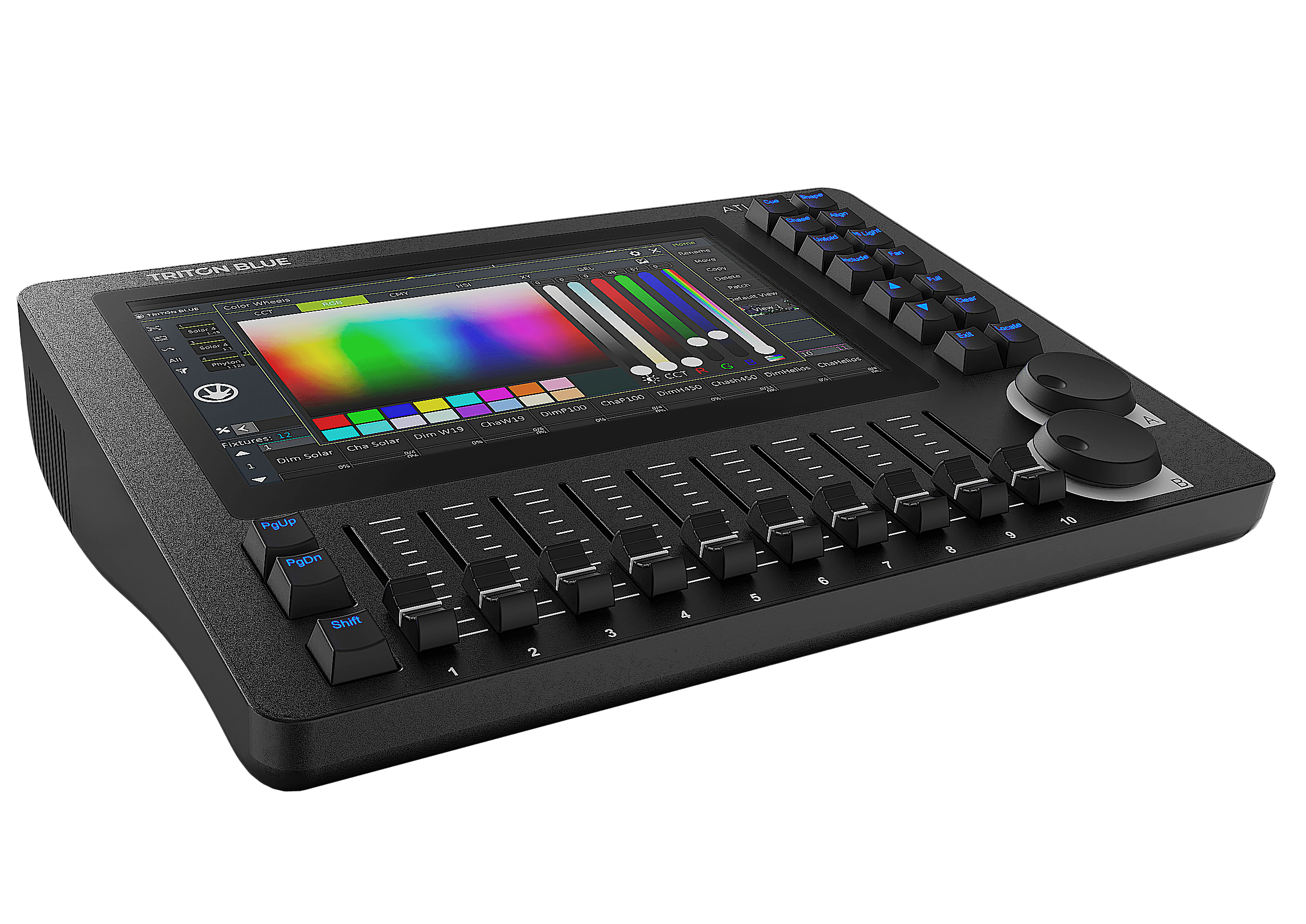 Triton Blue Atlas 1024 Mesa DMX Funda Incluida Atlas 1024