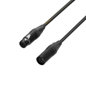 Adam hall cable adaptador | xlr hembra de 3 pines a xlr macho de 5 pines | 0,2
