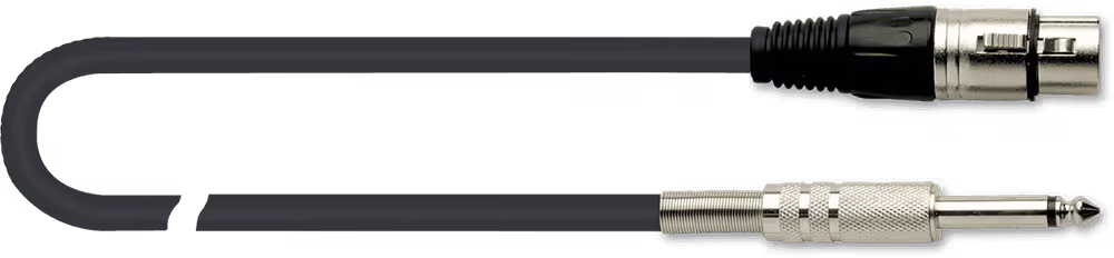 QUIK LOK Cable Micrófono Pvc Xrl-Jack Mono - 5 M EQLMX777-5