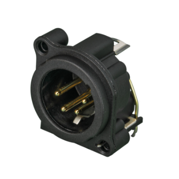 Neutrik nc 4 mah conector xlr macho de 4 polos