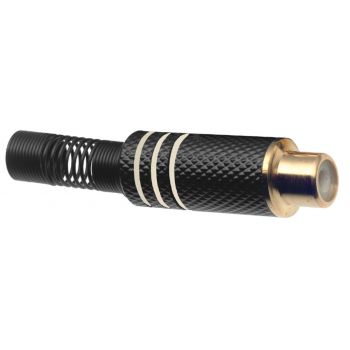 Stagg enchufe rca h-ni pltd negro