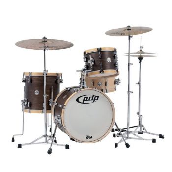 Drum workshop pdp concept classic wood hoop walnut / nat. hoop 18