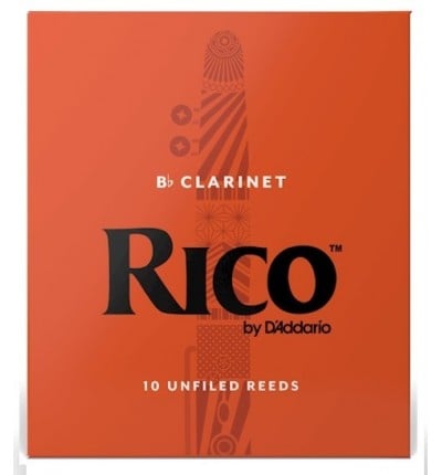 Daddario Rico RCA1040 Cañas Clarinete Bb Dureza 4 Pack 10 Unidades RCA1040