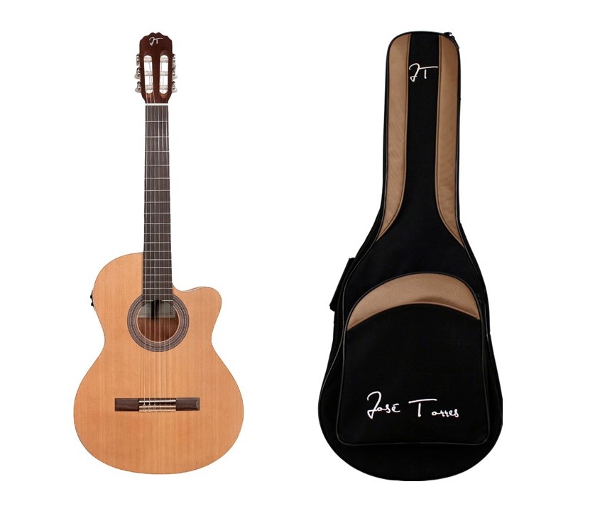 Jose torres PACK JTC-5SCE + FUNDA JTB-10 Pack de Guitarra Clasica y Funda PACK JTC-5SCE + FUNDA JTB-10