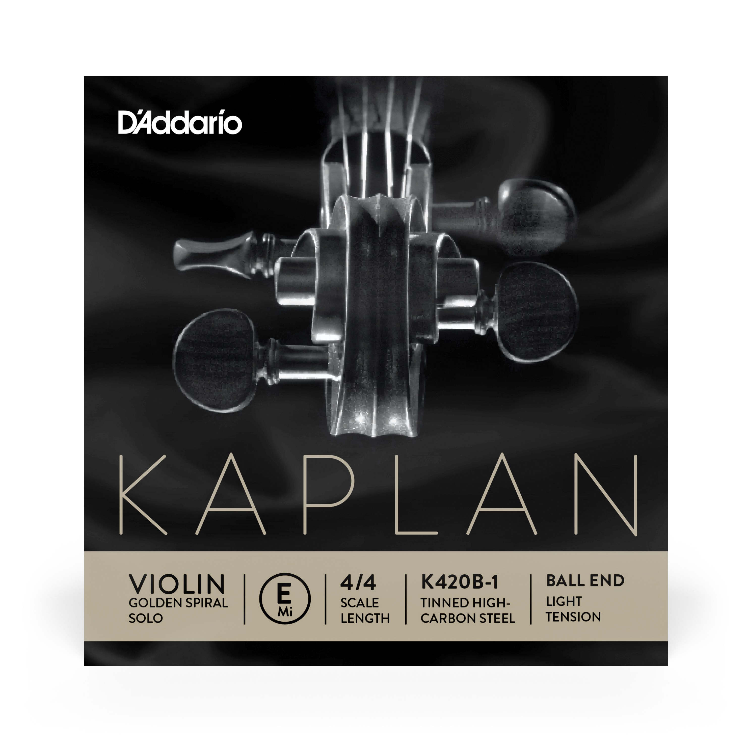 D´addario Kaplan Gss Vln E Ball Lgt K420B-1
