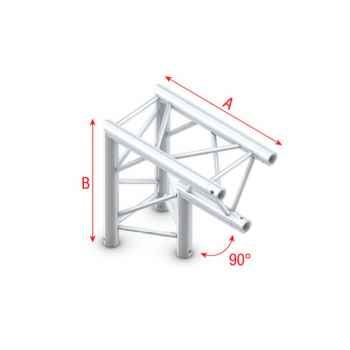 Showtec corner 90 apex down esquina triangular ft30007