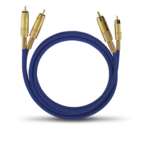 Oehlbach NF1 Master Set 1x3,0m Blue Cable RCA-RCA azul NF1 Master Set 1x3,0m Blue RCA-RCA