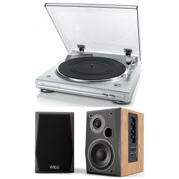 Equipo hifi denon dp29 giradiscos + altavoces wiibo neo 50 activos bluetooth