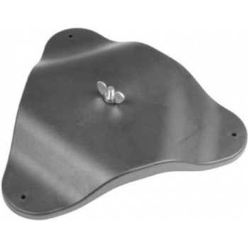 Adam hall accesorios 38163 - placa de soporte para montaje de focos par16/36/5 en suelo o pared