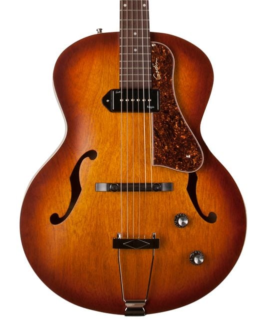 GODIN 5th Avenue Kingpin P90 Cognac Burst. Guitarra Eléctrica 5th Av Kingpin P90 CGB