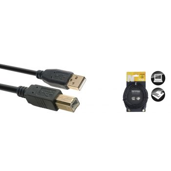 Stagg cable usb a-usb b 2.0, 5m