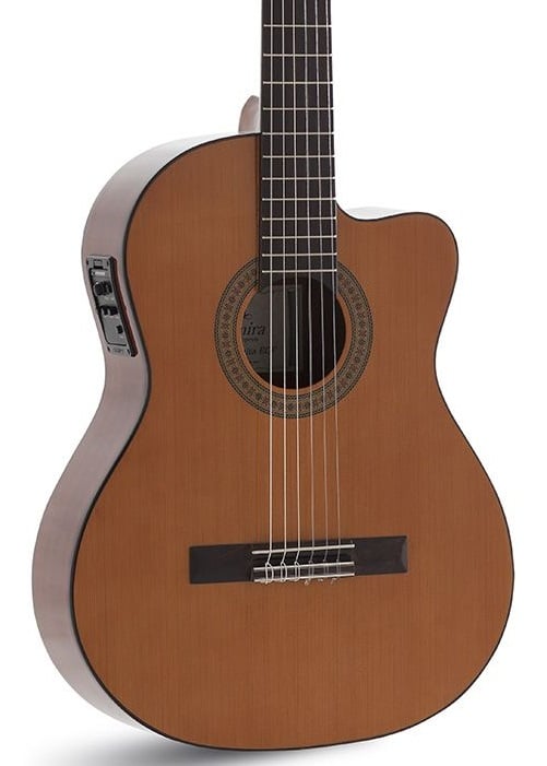 Admira Juanita Electrificada Eq6 Con Cutaway Serie Estudio Guitarra Clásica ( REACONDICIONADO ) Juanita Electrificada Eq6 Con Cutaway