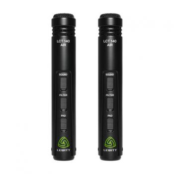 Lewitt lct140mp par estéreo de micrófonos de condensador de diafragma pequeño