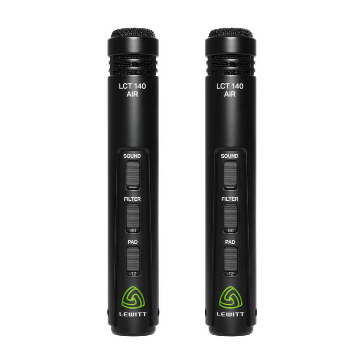 Lewitt LCT140MP Par estéreo de micrófonos de condensador de diafragma pequeño LCT 140 AIR stereo pair