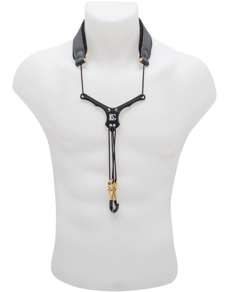 BG France Cordón Saxo S-20YBMSH Cuero Zen Al Cuello Negro S-20YBMSH