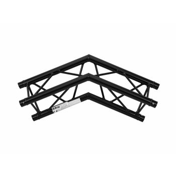 Alutruss truss triangular dq3-spac23 2-way esquina 135 grados negro