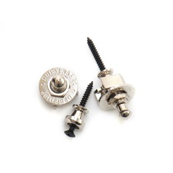 Duesenberg strap locks, drop stop, nickel