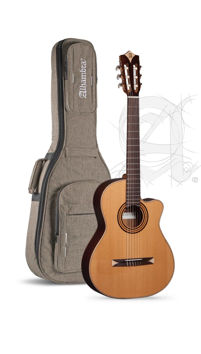 Alhambra CS-1-CW-E1 Guitarra Semiacústica + Funda CS-1-CW-E1