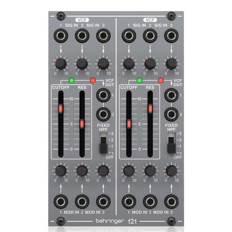 Behringer 121 DUAL VCF Modulo Filtro Sintetizador Eurorack 121