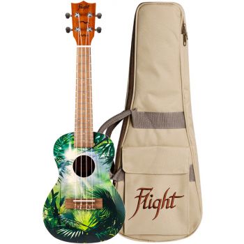 Flight auc-33 ukelele concert art series jungle