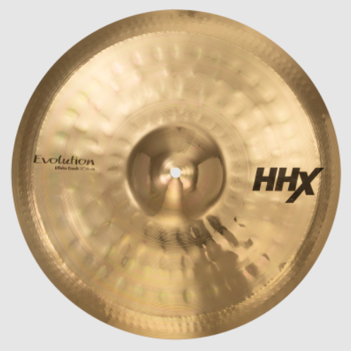 Sabian 17" Platos HHX Evolution Effeks Crash Brilliant Finish 11711XEB HHX