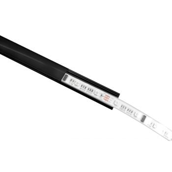 Eurolite perfil u 20mm para tira led negra 2m