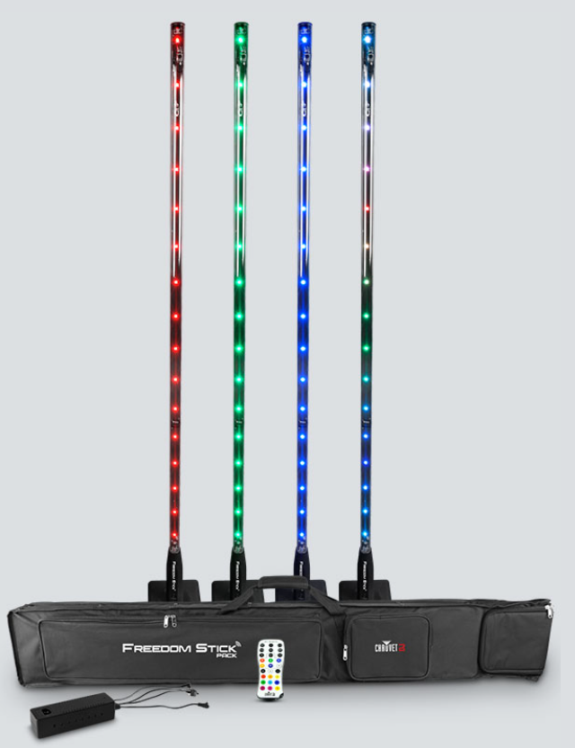 Chauvet Dj FREEDOM-STICK-X4 Set de 4 Freedom Sticks FREEDOM-STICK-X4 Set de 4 Freedom Sticks