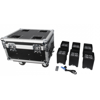 Showtec eventlite 4/10 q6 set incl. flightcase