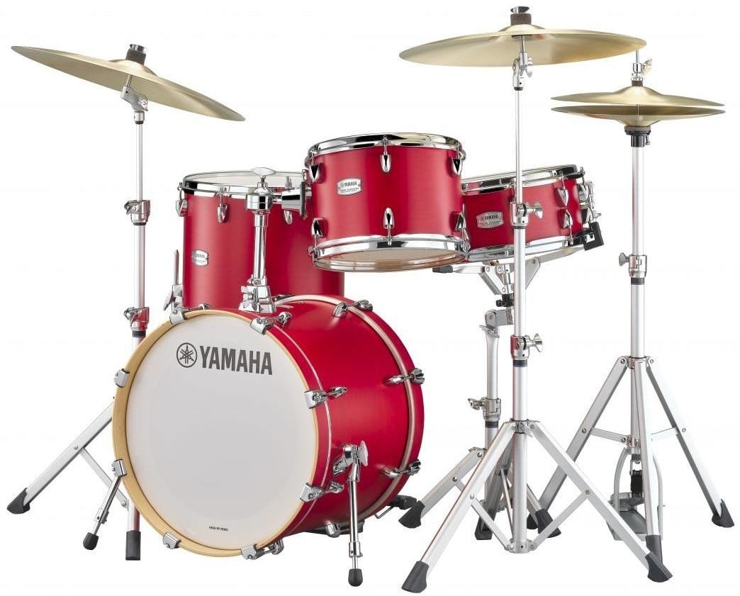 Yamaha TMP8F3 Candy Apple Satin Set Batería Acústica TMP8F3 CANDY APPLE SATIN