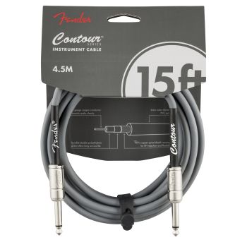 Fender contour 15 cable inca silver cable jack