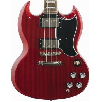 Epiphone sg standard 60s dark red wine guitarra eléctrica funda incluída