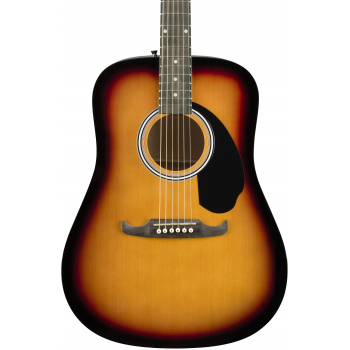 Fender fa-125 guitarra acustica sunburst + funda