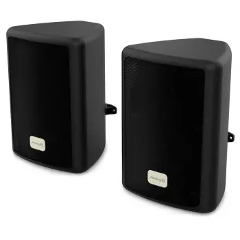 Audibax pr-41 altavoces estantería hifi y sonorización 75 w con soporte de pared incluido. pareja