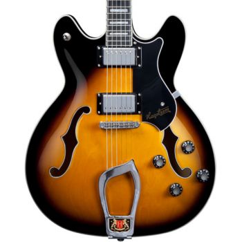 Hagstrom viiking tsb guitarra eléctrica color tobacco sunburst