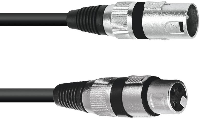 Psso Cable de Altavoz XLR 2 x 2.5, 3 Metros, Negro 30227980