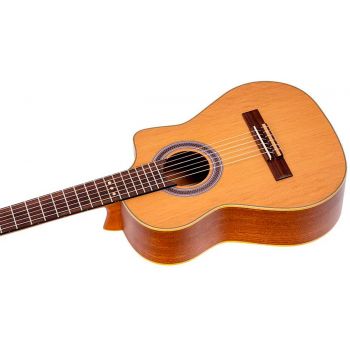 Ortega rq39. guitarra acústica requinto pro + funda