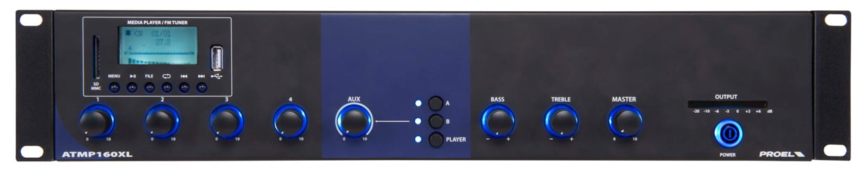 Proel PA ATMP160XL. Mezclador Amplificador 160W PA ATMP160XL