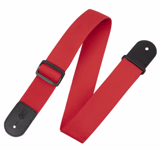 Levy's Correa Single Tone Series Poly 2\" - Roja M8POLY-RED