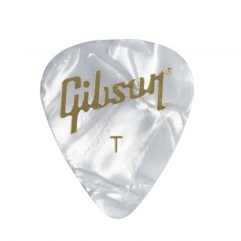Gibson pearloid white picks 12 pack thin guitar picks puas guitarra