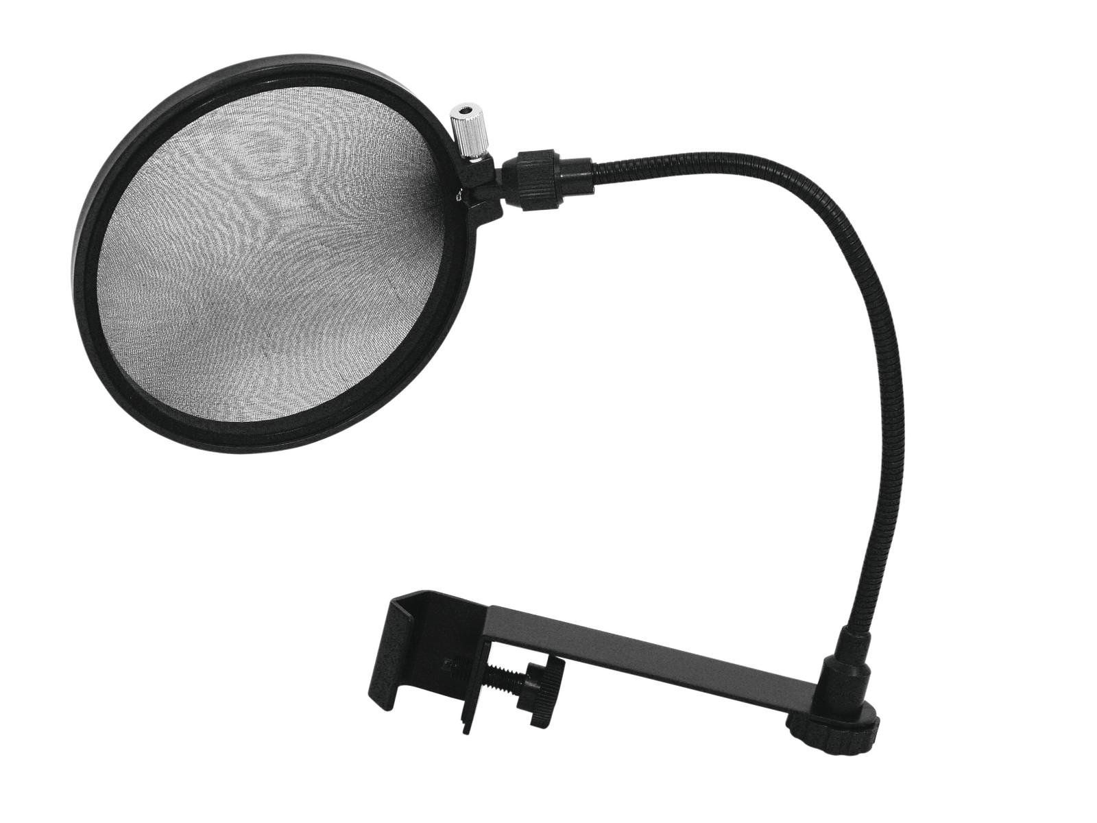 Omnitronic Microphone-Pop Filter black Filtro Antipop para micrófono Microphone-Pop Filter black