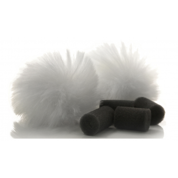Rycote antiviento blanco para microfono de solapa