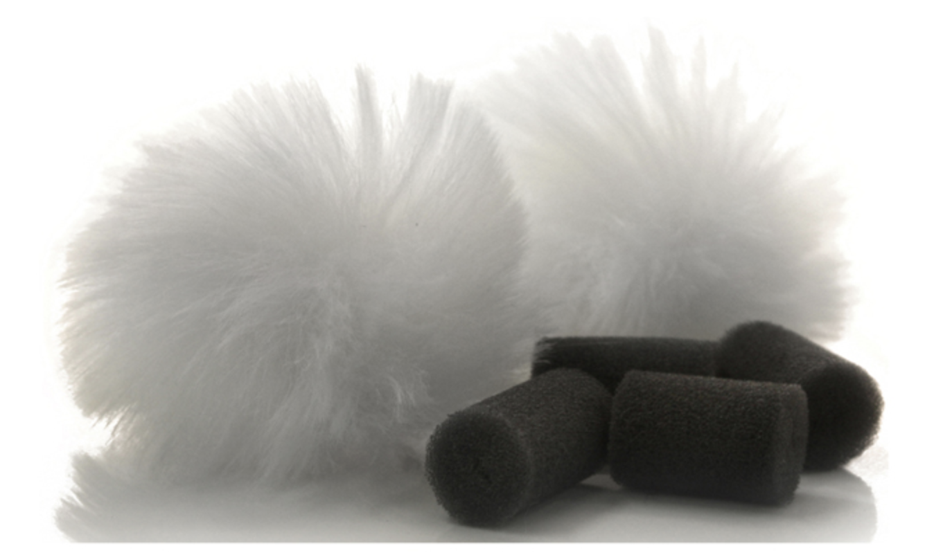 Rycote Antiviento Blanco para Microfono de Solapa Antiviento Blanco