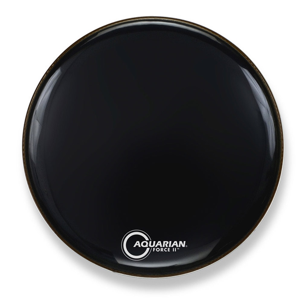 Aquarian Drumheads FR22BK Force II 22 Pulgadas Parche Frontal Bombo FR22BK Force II 22 Pulgadas