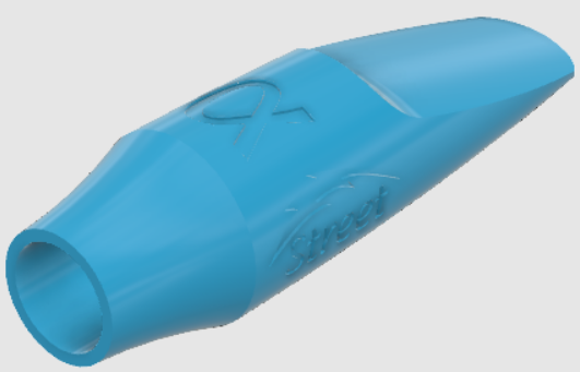 Aulos SAPA5SBL Boquilla Para Saxo Alto Pro Street A5 Azul SAPA5SBL