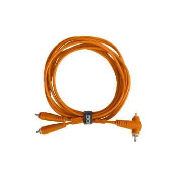 Udg ul audio cable rca a rca orange con clavija acodadada