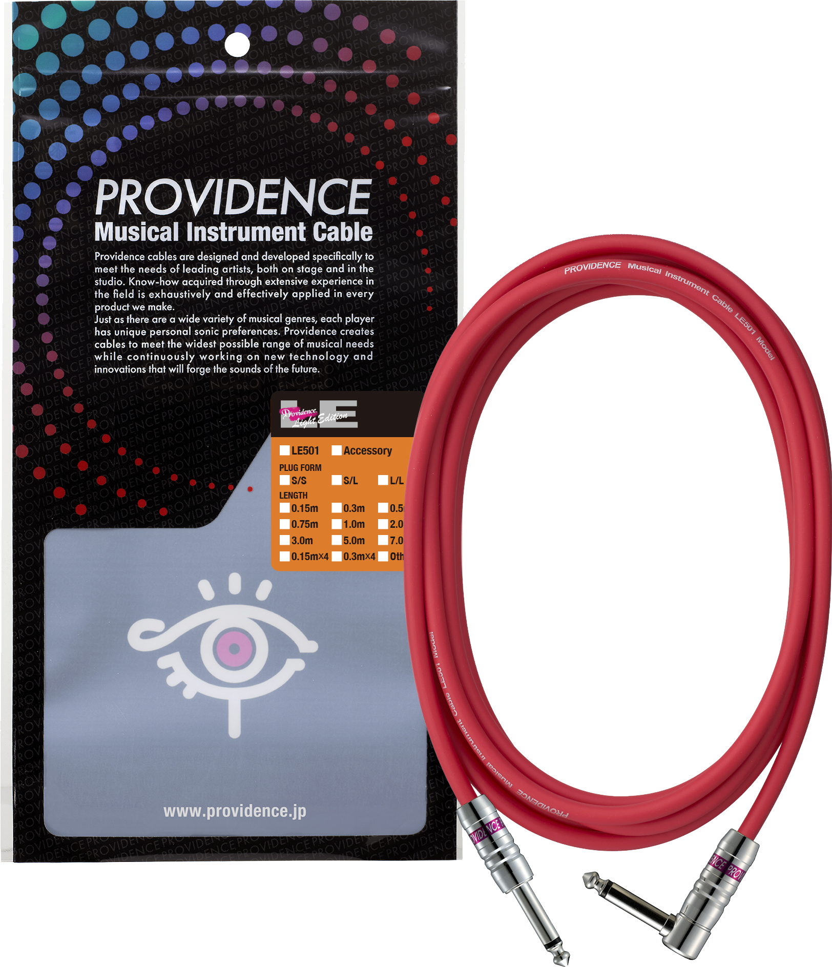 Providence Le501 Lite Edition Standard - 1,0M S/L Red Le501 Lite Edition Standard - 1,0M S/L Red