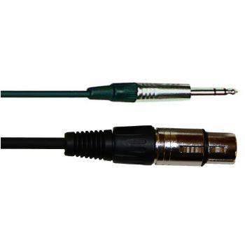 Oqan cable mic qabl jps-05-xf cable xlr hembra a jack macho estéreo 5 mts